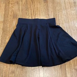 Black skater skirt